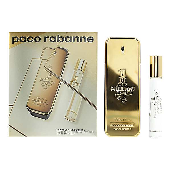 Paco Rabanne 1 Million Gift Set 100ml Eau de Toilette 20ml Eau